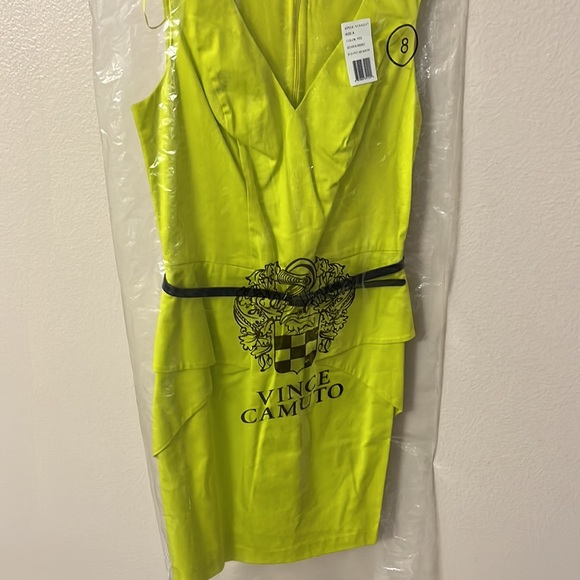 New Vince Camuto Dress with belt Size 8 - Picture 2 of 3
